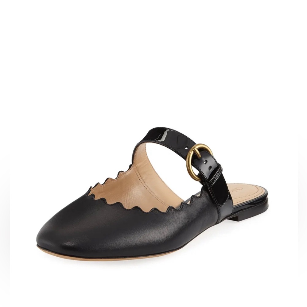 Chloe Lauren Leather Flats  sz 39.5